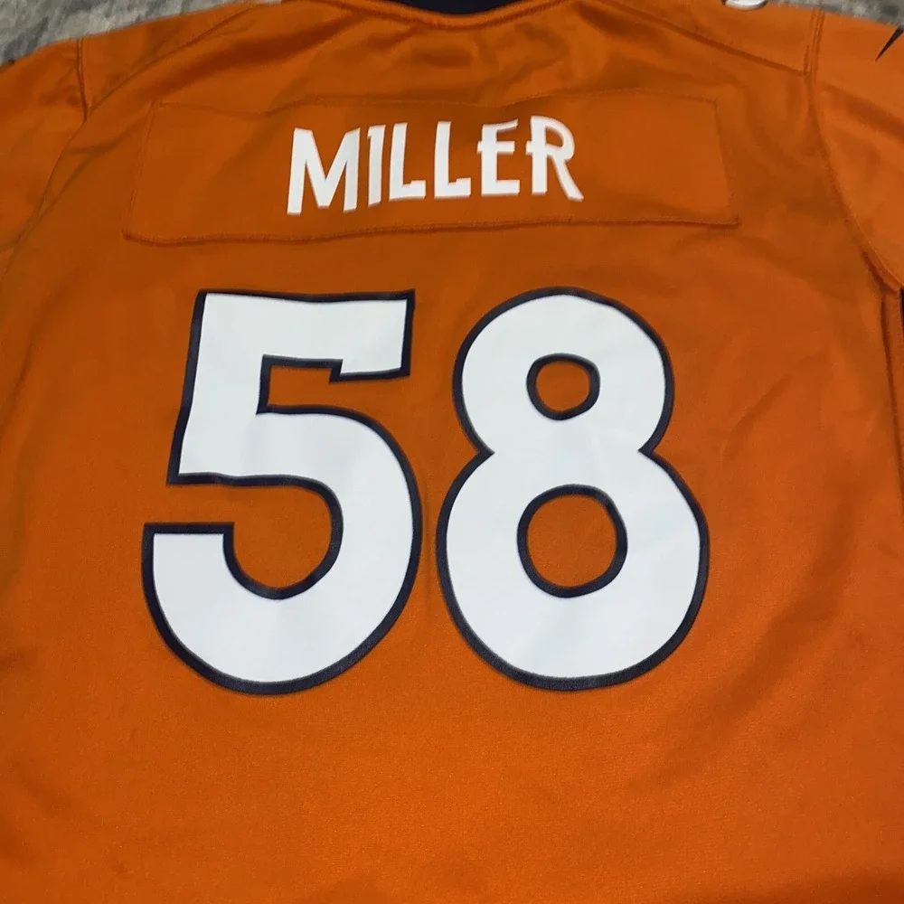 NIKE VON MILLER #58 DENVER‎ BRONCOS  NFL YOUTH JERSEY BOYS SIZE Large 14-16